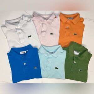 Lacoste Classic Piqué Polo Shirt Bundle (6 Shirts)